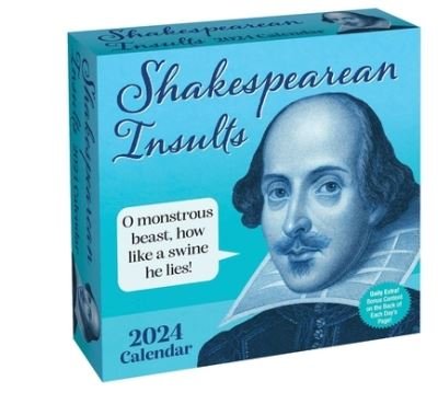 Cover for Andrews McMeel Publishing · Shakespearean Insults 2024 Day-to-Day Calendar (Calendar) (2023)