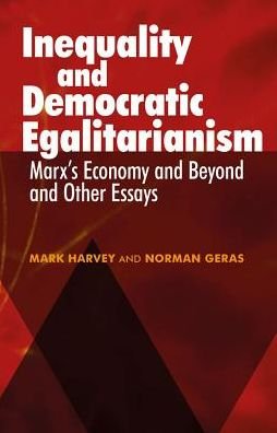 Cover for Mark Harvey · Inequality and Democratic Egalitarianism: 'Marx's Economy and Beyond' and Other Essays (Gebundenes Buch) (2018)
