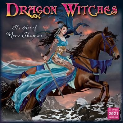 Cover for Nene Thomas · Dragon Witches 2021 Calendar (Paperback Book) (2020)