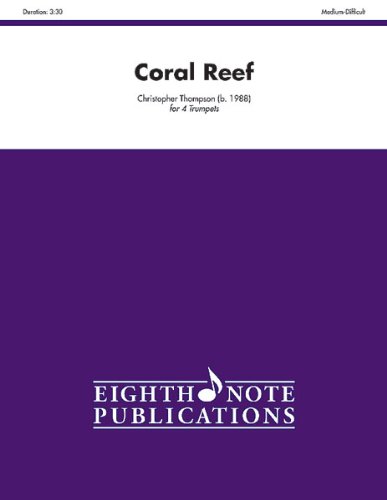 Cover for Christopher Thompson · Coral Reef for 4 Trumpets: Score &amp; Parts (Paperback Book) [Pck edition] (2009)