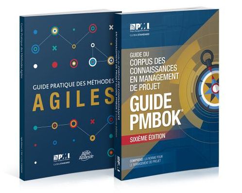 Cover for Project Management Institute · Guide du Corpus des connaissances en management de projet (guide PMBOK) et Guide pratique des mathodes Agiles (French edition of A guide to the Project Management Body of Knowledge (PMBOK guide) &amp; Agile practice guide bundle ) (Taschenbuch) [French, 6 Revised edition] (2018)