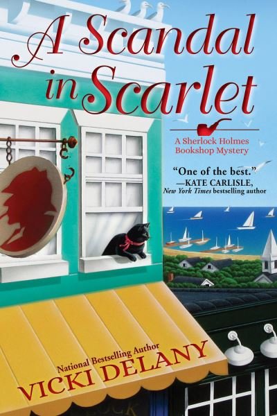 Cover for Vicki Delany · A Scandal in Scarlet (Pocketbok) (2022)
