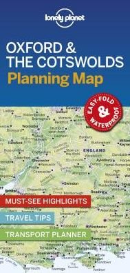Cover for Lonely Planet · Lonely Planet Oxford &amp; the Cotswolds Planning Map - Map (Landkart) (2019)
