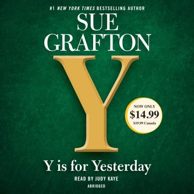 Y is for Yesterday - Sue Grafton - Livre audio - Penguin Random House Audio Publishing Gr - 9781984833020 - 16 octobre 2018