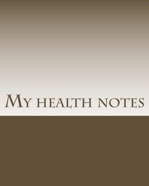 Cover for Dr Hank Hsu · My Health Notes (Pocketbok) (2018)
