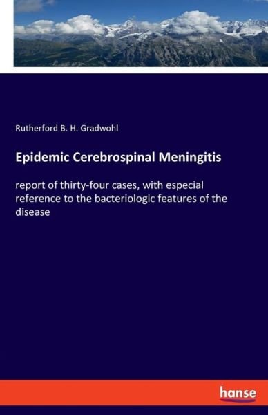 Cover for Gradwohl · Epidemic Cerebrospinal Meningi (Bok) (2019)