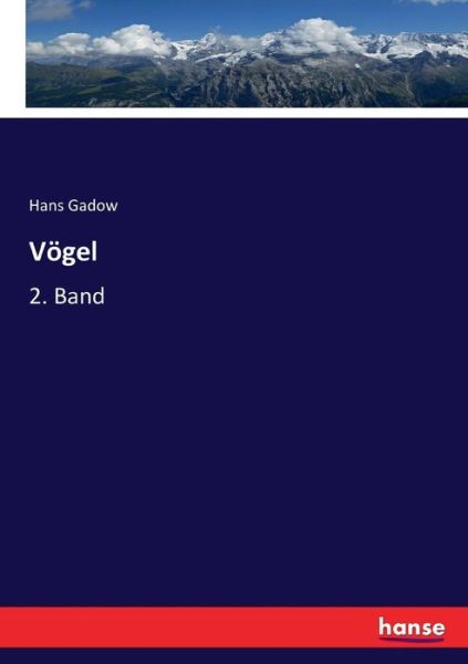 Cover for Gadow · Vögel (Book) (2017)