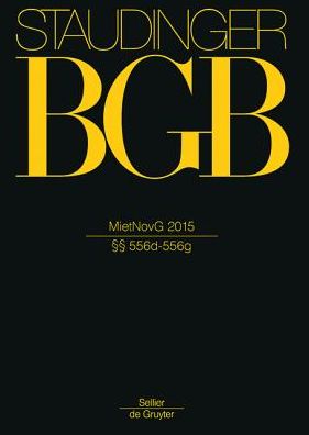 Cover for Staudinger · BGB.MietNovG 2015 (Book) (2015)