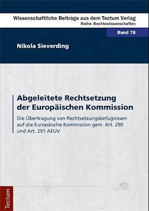 Cover for Sieverding · Abgeleitete Rechtsetzung der (Book)