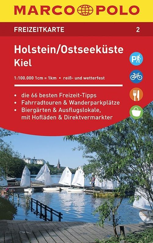 Cover for Mair-Dumont · Marco Polo Freizeitkarte: Holstein, Ostseeküste, Kiel (Hardcover Book) (2015)