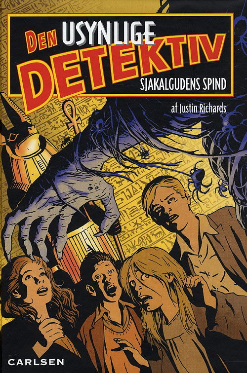 Den usynlige detektiv, 6: Den usynlige detektiv Sjakalgudens spind - Justin Richards - Books - Carlsen - 9788762609020 - September 29, 2008