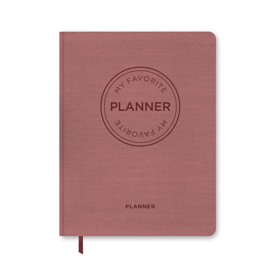 Cover for Forlaget Aronsen · MY FAVORITE PLANNER by ARONSEN: MY FAVORITE PLANNER Udateret / Vintage Rosa (Hardcover Book) [1. wydanie] (2020)