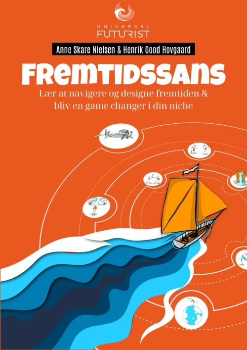 Cover for Anne Skare Nielsen og Henrik Good Hovgaard · Fremtidssans (Heftet bok) [1. utgave] (2023)