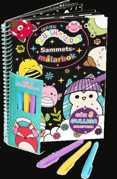 Cover for Squishmallows : Sammetsmålarbok (Book) (2025)