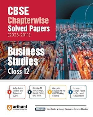 Cover for Nidhi Jain · CBSE Chapterwise Solved Papers Class 12th Business Studies (EditionV) (Book) (2023)