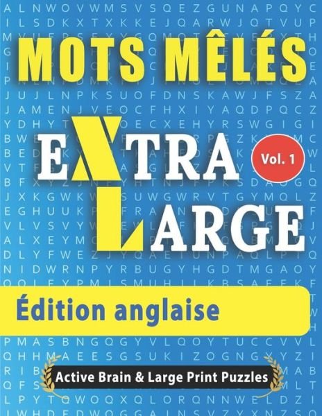 Cover for Active Brains &amp; Large Prints · Mots Meles - Edition anglaise (Paperback Bog) (2020)