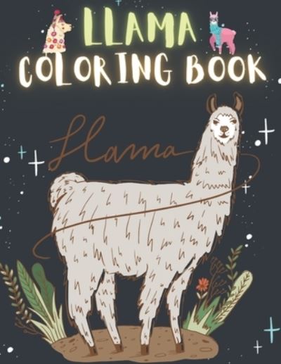 Cover for To The Point · Llama Coloring Book (Paperback Bog) (2020)