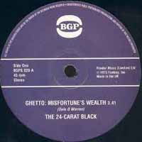 Ghetto Misfortunes Wealth/24 Carat Black - 24 Carat Black - Música - ACE RECORDS - 9956683001020 - 18 de fevereiro de 2013