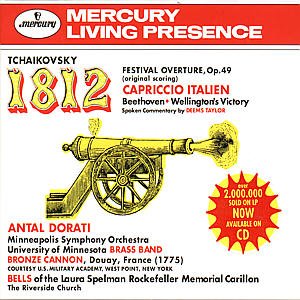 1812 Overture / Wellington's Victory - Tchaikovsky / Beethoven / Dorati / Lso / Mso - Musik - CLASSICAL - 0028943436021 - 14 november 1995