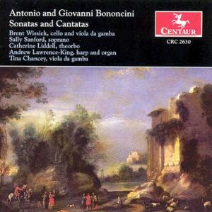 Sonatas & Cantatas - Bononcini,antonio & Giovanni / Colombi / Wissick - Musik - Centaur - 0044747263021 - 29. Juli 2003