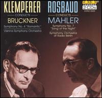 Klemperer Conducts Bruckner & Rosbaud Conducts Mahler - Bruckner / Mahler - Muzyka - VOXBOX - 0047163552021 - 30 czerwca 1990