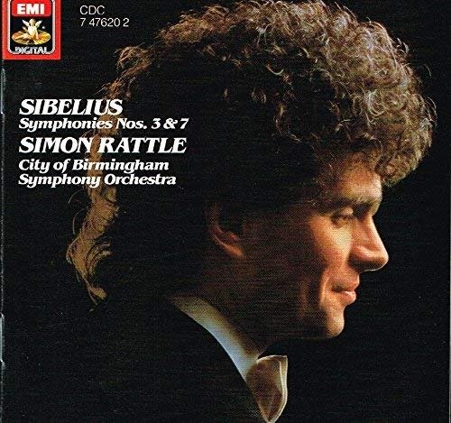 Cover for Sibelius · Rattle / Cbso - Sibelius:syms. 3 &amp; 7 (CD) (2023)