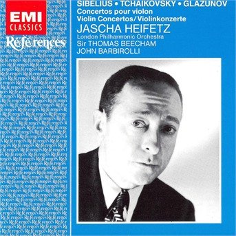 Cover for Heifetz Jascha · Sibelius / Tchaikovsky / Glazu (CD) (2004)