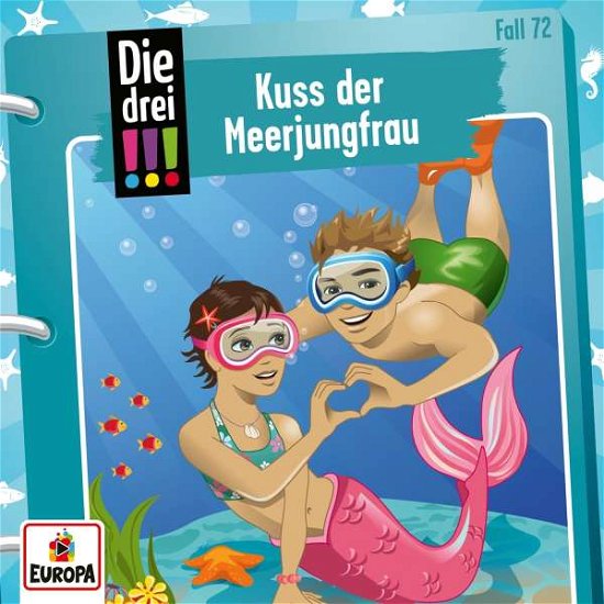 Cover for Die Drei !!! · 072/kuss Der Meerjungfrau (CD) (2021)