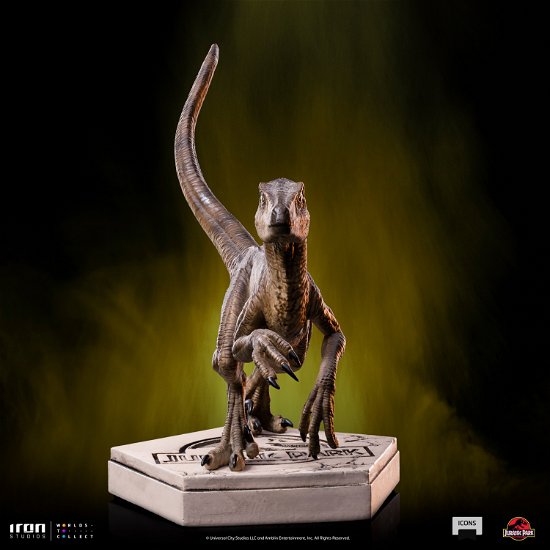 Jurassic Park Velociraptor B Icon Figure - Jurassic Park - Merchandise - IRON STUDIO - 0618231952021 - November 30, 2023