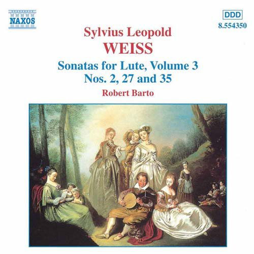 Weisslute Sonatas Vol 3 - Robert Barto - Musik - NAXOS - 0636943435021 - 25 oktober 1999