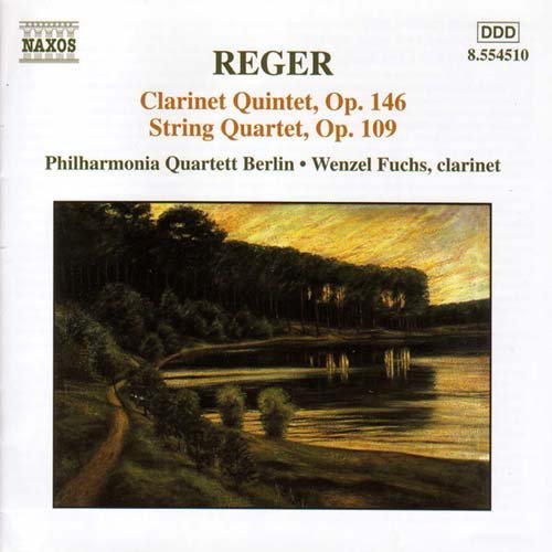 Clarinet Quintet In A - M. Reger - Musikk - NAXOS - 0636943451021 - 19. februar 2001