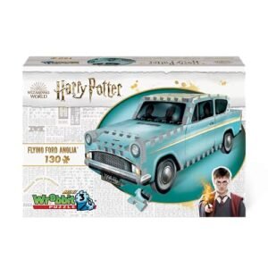 Harry Potter: Flying Ford Anglia (130Pc) 3D Jigsaw Puzzle - Harry Potter - Juego de mesa - WREBBIT 3D - 0665541002021 - 