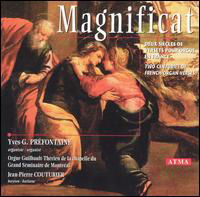 Magnificat - Yves G. Prefontaine - Música - ATMA CLASSIQUE - 0722056212021 - 1 de outubro de 1996