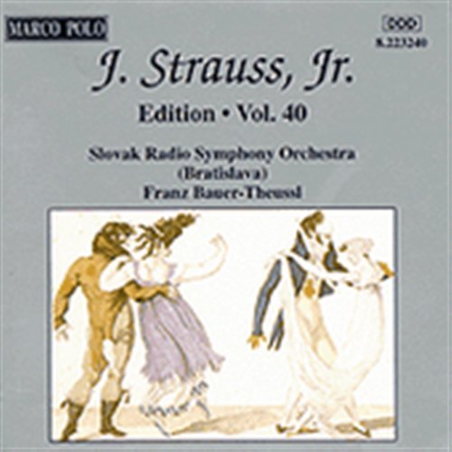 Cover for Strauss / Bauer-theussl / Slovak Radio Symphony · Complete Orchestral Works 40 (CD) (1995)