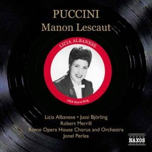 Cover for Perlea / Albanese / Björling · PUCCINI: Manon Lescaut (Albane (CD) (2006)