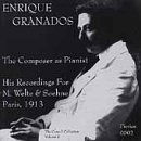 Cover for Granados · Enrique Granados the Composer As Pianist (CD) (2000)