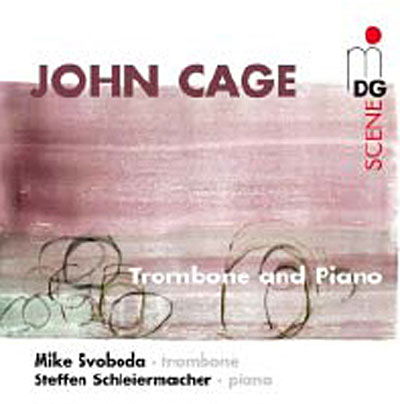 Music for Piano & Trombone - Cage / Schleiermacher / Svoboda - Musik - MDG - 0760623151021 - 12. August 2008