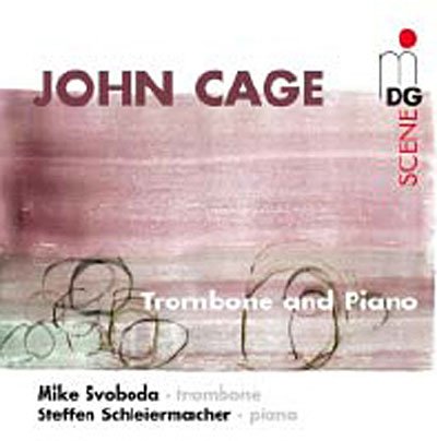 Music for Piano & Trombone - Cage / Schleiermacher / Svoboda - Muziek - MDG - 0760623151021 - 12 augustus 2008