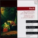 Cover for Lamon / Bernfeld / Soly · J.S. Bach: The Complete sonata (CD) (2014)