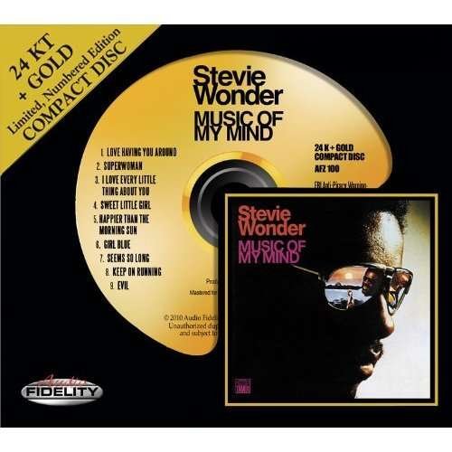 Cover for Stevie Wonder · Music of My Mind =gold= (CD) (2020)