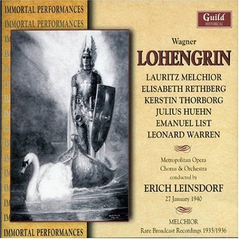 Lohengrin 1940 - Melchior / Rethberg / Thorborg - Musikk - GUILD - 0795754228021 - 11. mars 2004