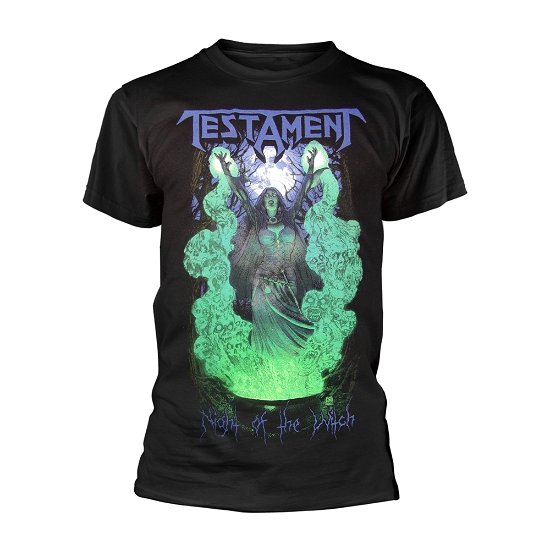 Cover for Testament · Night of the Witch Europe 2020 Tour (T-shirt) [size L] [Black edition] (2020)