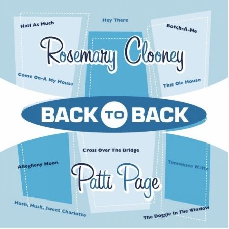 Cover for Rosemary Patti Page Clooney · Back to Back (CD)