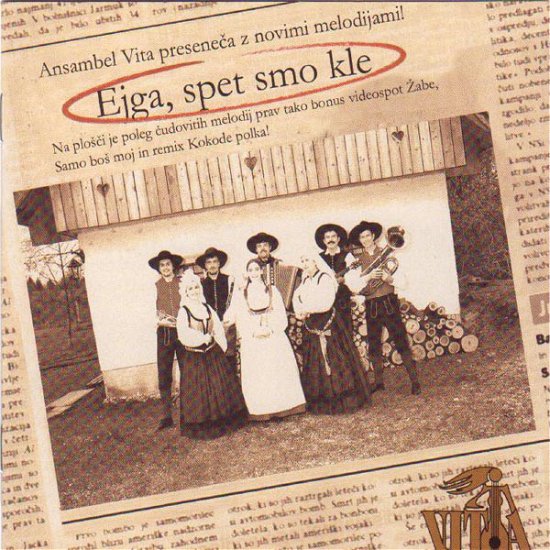 Cover for Ansambel Vita · Ejga, Spet Smo Kle (CD) (2023)