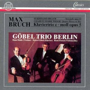 Cover for Bruch / Gobel Trio Berlin · Piano Trios (CD) (1986)