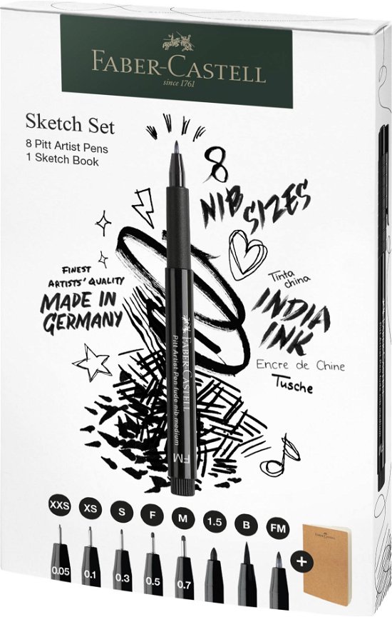 Cover for Faber-castell · Set Pitt Artist Pen + Sketchbook (267102) (Toys)