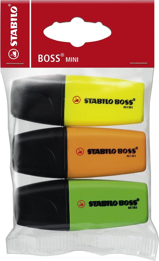 Assorted Colours - Stabilo "Boss Mini" Highlighter - Gadżety - Stabilo - 4006381184021 - 
