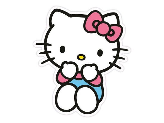 Sanrio Dekokissen Hello Kitty Blue Pants 36 cm - - Merchandise - Klaus Herding GmbH - 4006891993021 - June 25, 2025