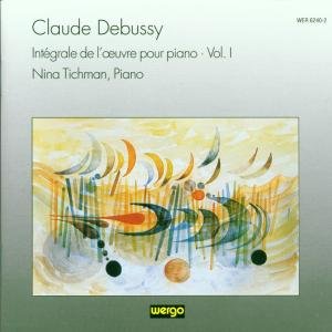 Cover for Debussy / Tichman · Works for Piano 1 (CD) (1994)