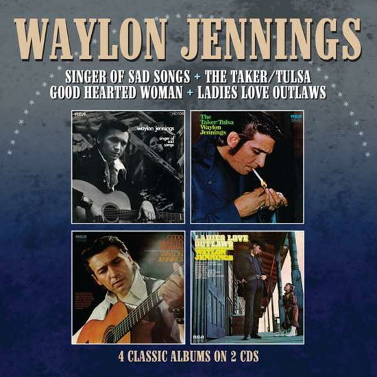 Singer Of Sad Songs / The Taker-Tulsa / Good Hearted Woman / Ladies Love Outlaws - Waylon Jennings - Música - MORELLO RECORDS - 5013929800021 - 16 de julio de 2021